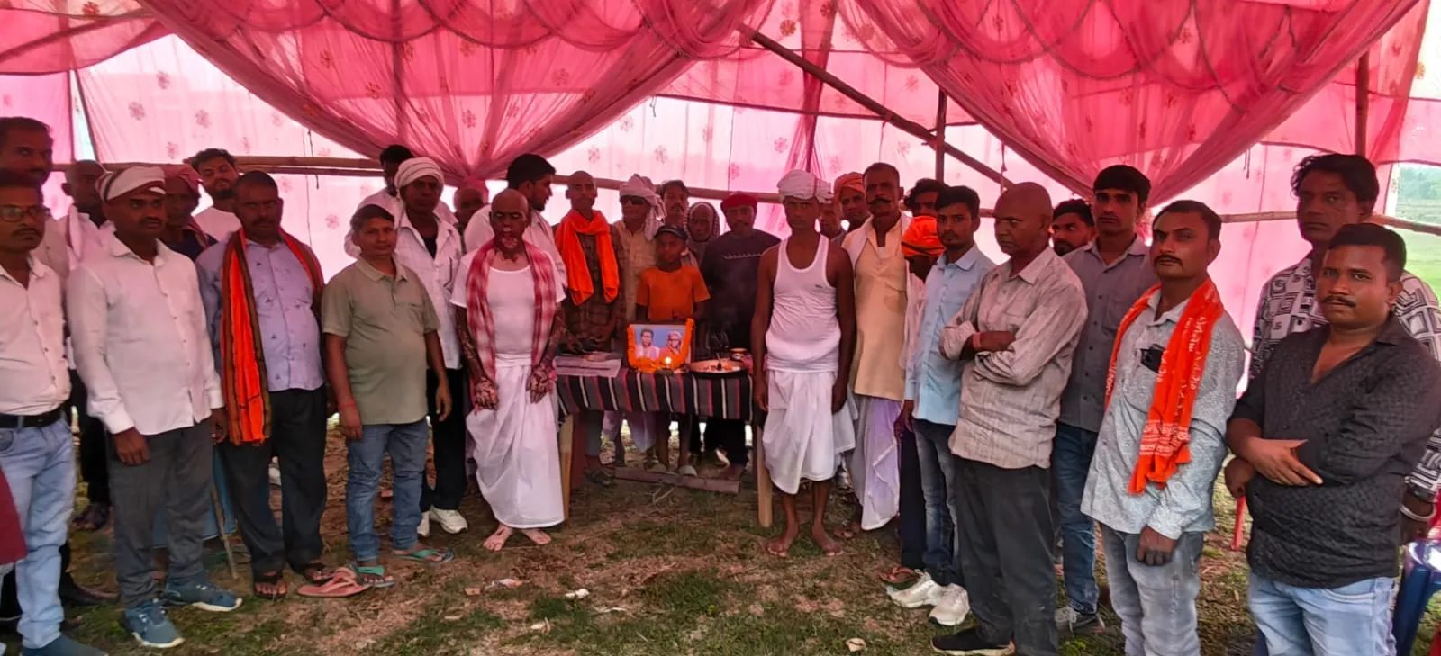 जसपुर में जमनी देवी के दशकर्म में गणमान्य लोगों ने दी भावभीनी श्रद्धांजलि- दो मिनट का मौन रख दी श्रद्धांजलि
