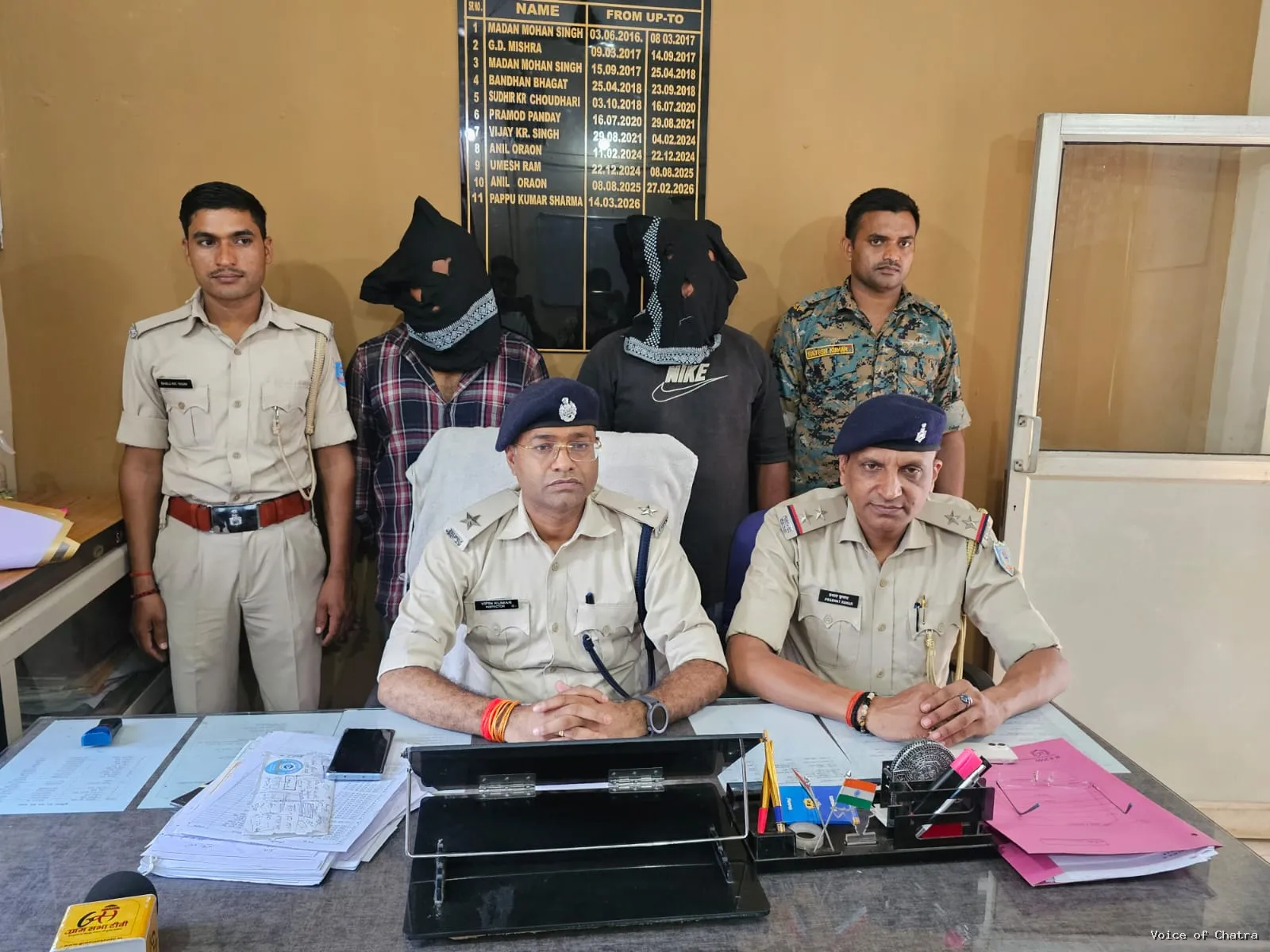 टंडवा में ट्रेलर चोरीकांड का खुलासा, दो आरोपी गिरफ्तार